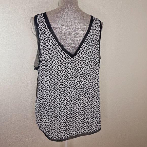 Halogen Batik Chevron Print Tank Top Size XXL - Picture 4 of 8